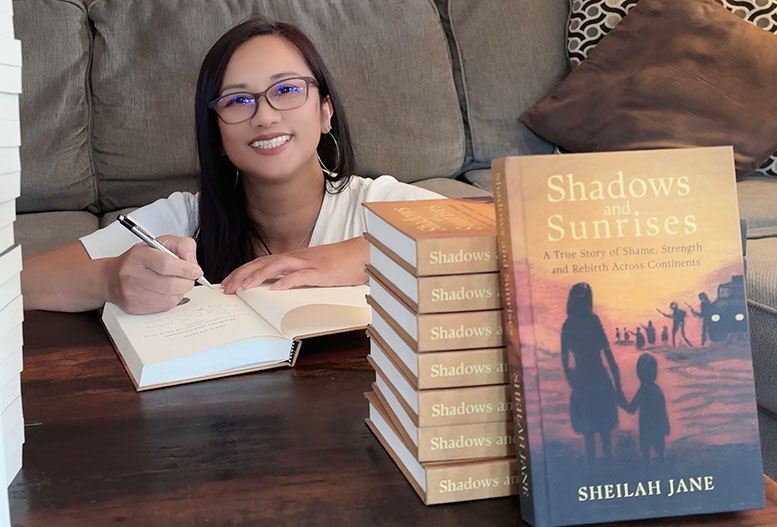 Sheilah Troiano - Author - Shadows and Sunrise - A true story of shame, strength and rebirth across continents